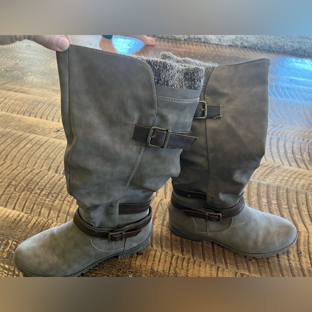 Knee high boots